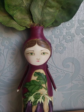 Aubergine girl