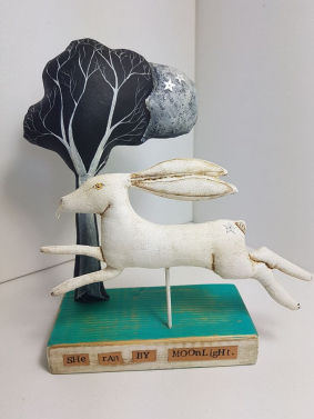 folkart hare.