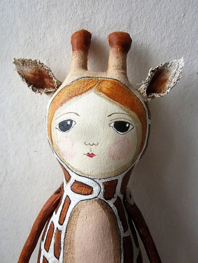 giraffe  art doll