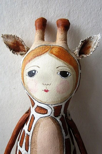 giraffe  art doll